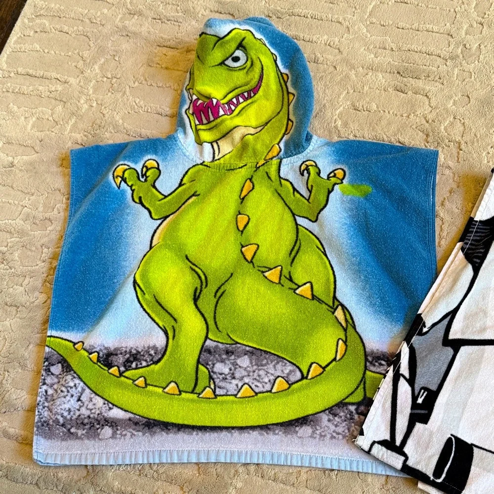 Kids Star Wars & Dinosaur Hooded Towels